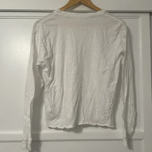 MOTHER The L/S Slouchy Cut Off - Picture 8 of 8